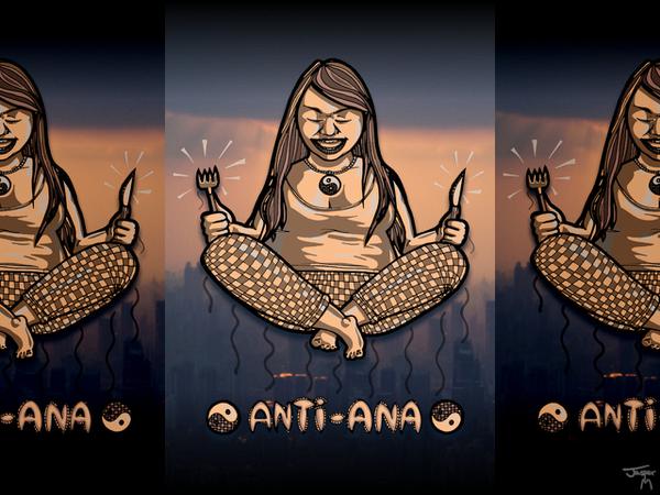 Anti Ana // 80 x 120 cm // poster // 2009 // 11500 views
