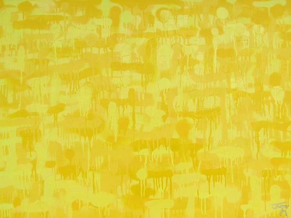 Amarillo Fiesta // 120 x 70 cm // graffiti on canvas // 2009 // 12483 views