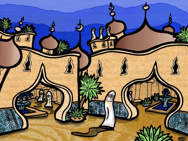 Arabian scenery // - // digital composition // 2006 // 13745 views