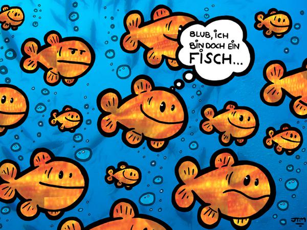 Blub ich bin ein fisch // - // digital composition // 2006 // 13419 views