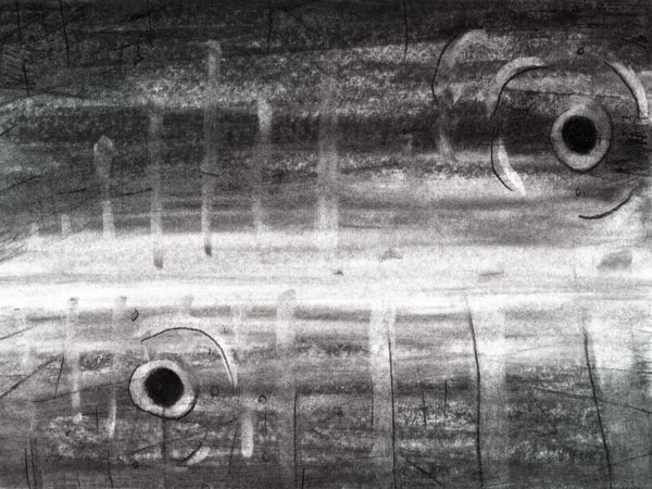 Charcoal charm // 30 x 20 cm // charcoal on paper // 2022 // 3270 views