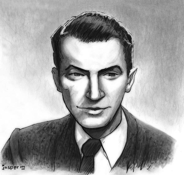 Smooth slippery fifties man // 30 x 20 cm // pencil and pen on paper // 2024 // 1181 views