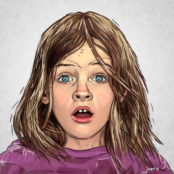 Covid Emotion #5 - Surprise // 1:1 // digital painting // 2020 // 6554 views