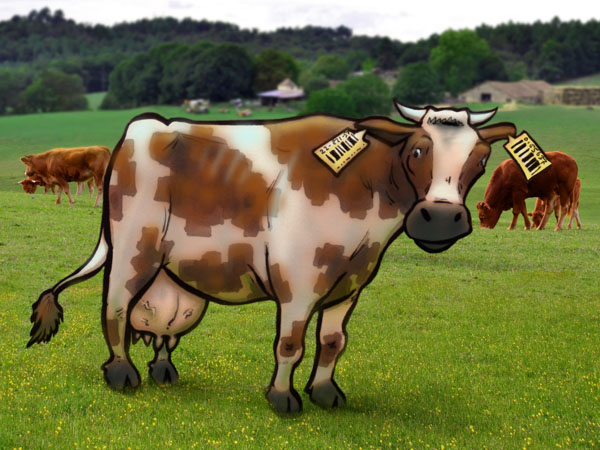 Cow // 4:3 // digital composition // 2016 // 9543 views