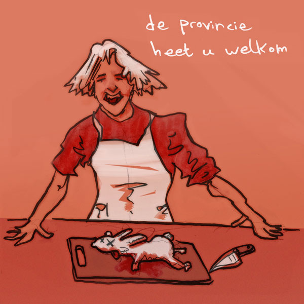 The province welcomes you // 10 x 10 cm // pen and digital paint // 2022 // 3216 views