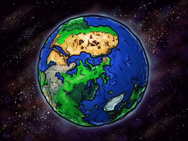Earth // 4:3 // digital composition // 2017 // 15265 views