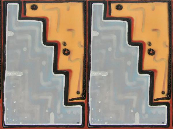 And then she recovered // 180x120 cm // Graffiti and acryllic paint on canvas // 2006 // 12929 views