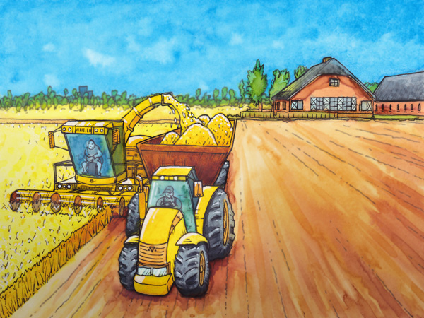 Farm // 19 x 13 cm // mixed media // 2018 // 10078 views