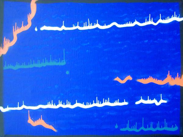 Wave // 120 x 90 cm // graffiti on canvas // 2006 // 17687 views