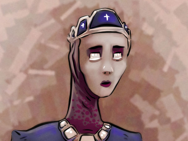 Queen of Purplestan // 4:3 // digital doodle // 2020 // 5602 views