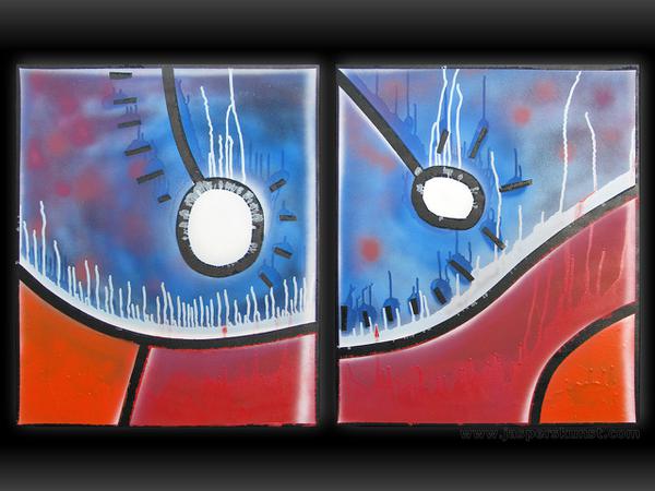 Karma // 2 x 50 x 60 cm // graffiti on canvas // 2009 // 12198 views