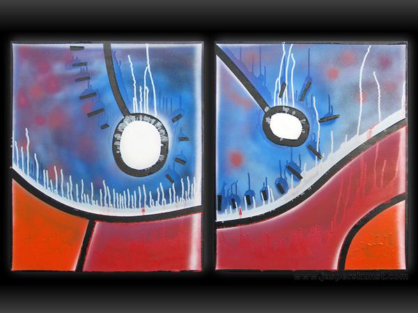 Karma // 2 x 50 x 60 cm // graffiti on canvas // 2009 // 10862 views