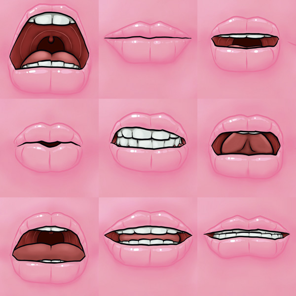 Read my lips // 1:1 // digital paint // 2019 // 8002 views