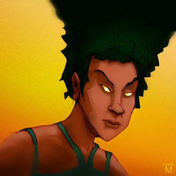 Mango mood // 1:1 // pencil and pen plus digital paint // 2022 // 3148 views