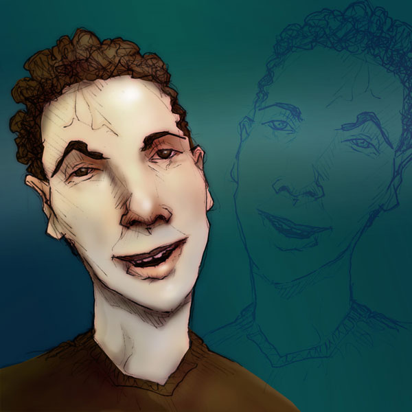 Manipulative mister // 1:1 // pencil and digital paint // 2022 // 3113 views