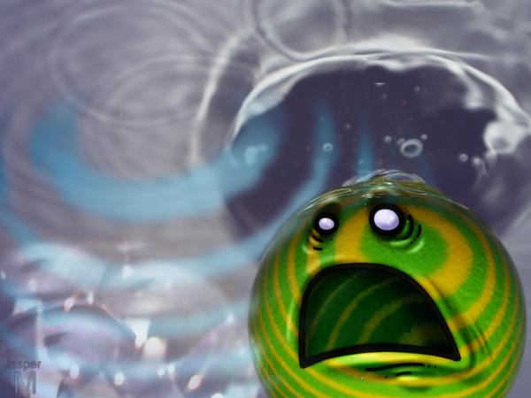 Under water emotion #2 - Horror // 90 x 60 cm // digital composition // 2013 // 11878 views