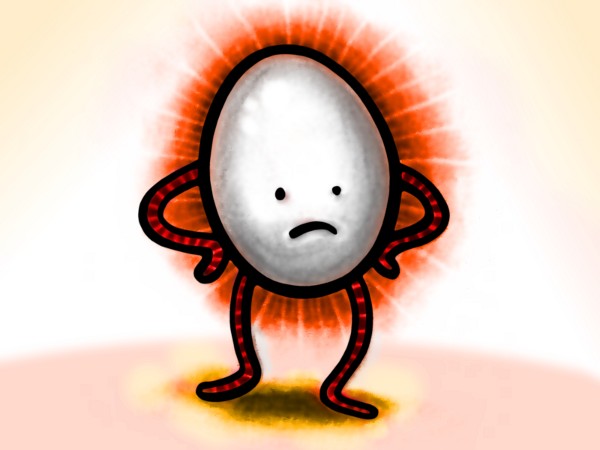Egg's impatience // - // digital composition // 2013 // 12250 views