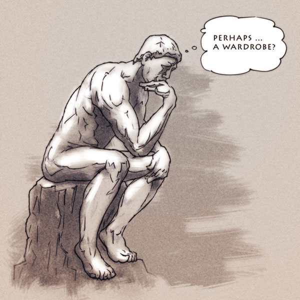 The thinker thinks // 1:1 // sketch // 2021 // 5680 views