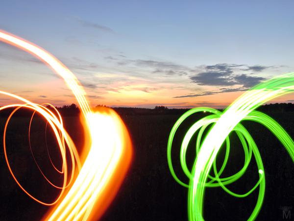 Red and green at dusk // 60 x 40 cm // photo // 2014 // 11008 views
