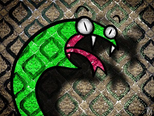 Suddenly serpent // 90 x 60 cm // digital composition // 2013 // 12226 views