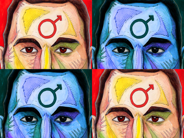 Symbolic male // 19 x 13 cm // mixed media // 2018 // 48544 views