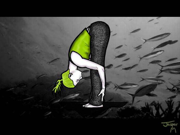 Uttanasana // 16:9 // digital composition // 2009 // 10792 views